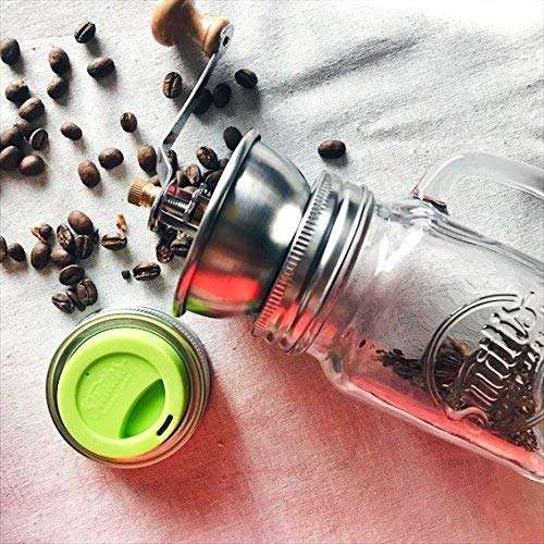 coffee grinder mason jar