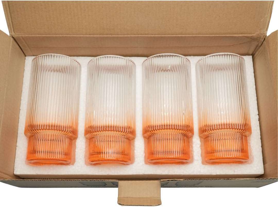 Smiths Mason Jars 4 Pack Tall Collins Vintage Glasses Style, 285